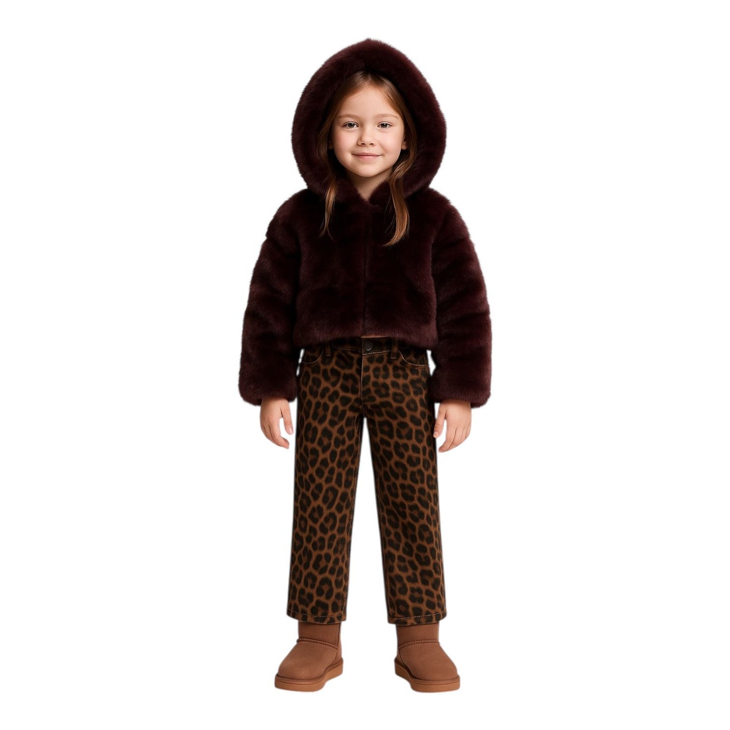 C325 - jeans leopard - Vanity Love Kids