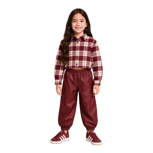 25409 - Pantalone ecopelle - Vanity Love Kids