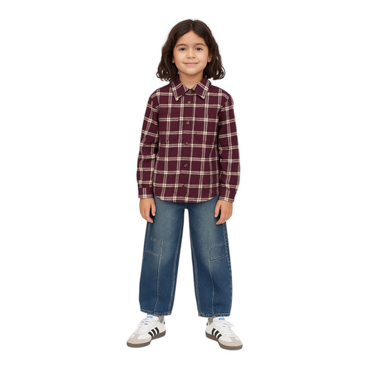 7933B - Camicia quadri flanella - Vanity Love Kids