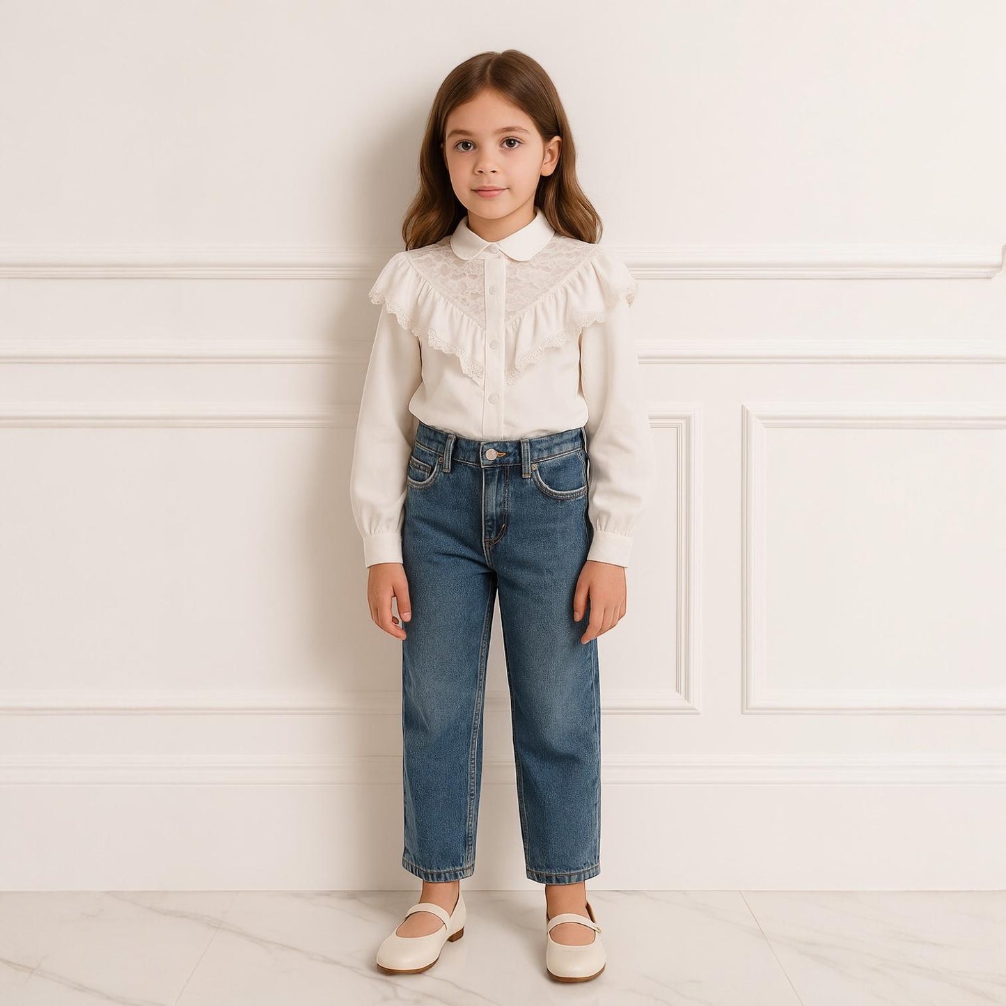 5127 - Camicia rouche - Vanity Love Kids