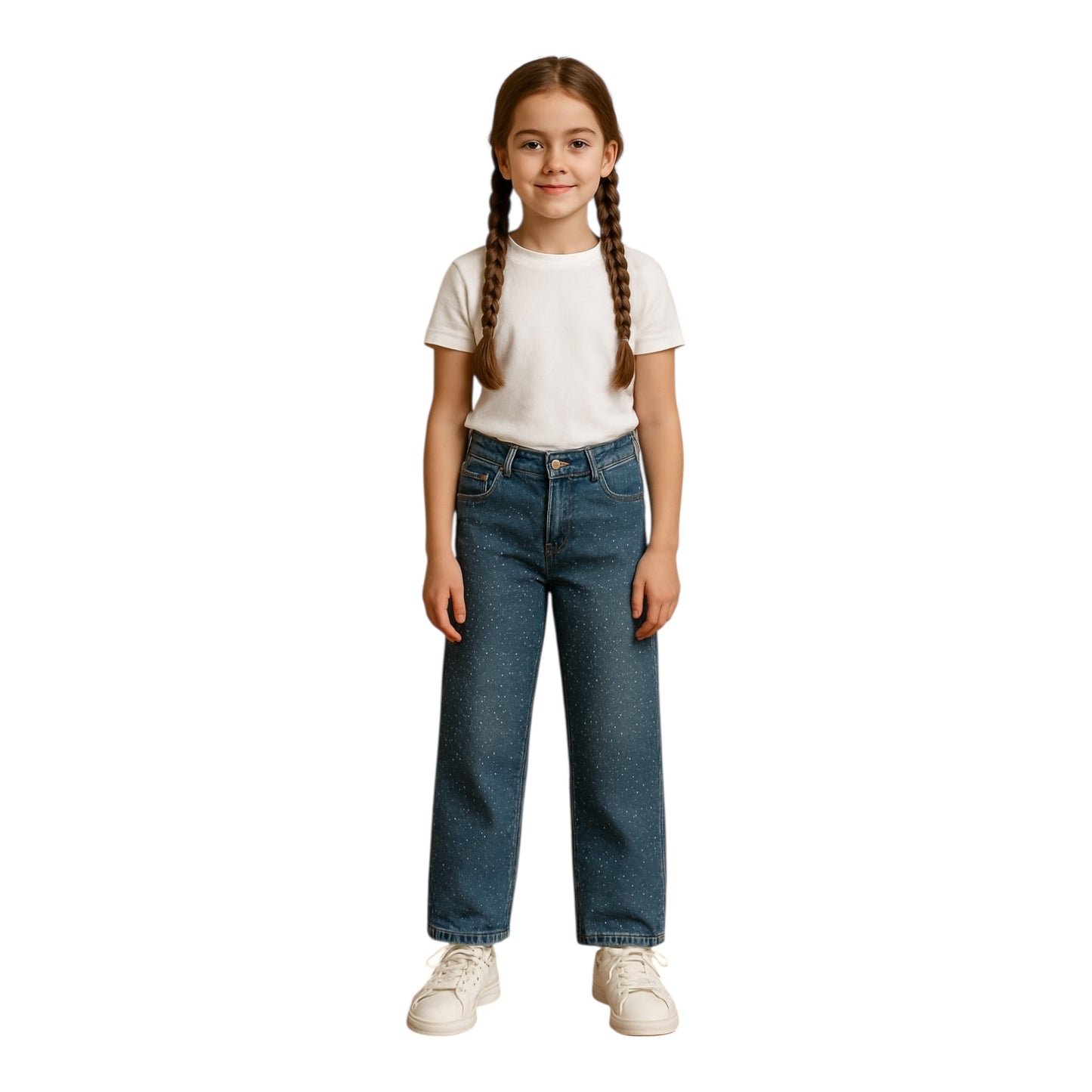 8517 - Jeans ballon strass - Vanity Love Kids