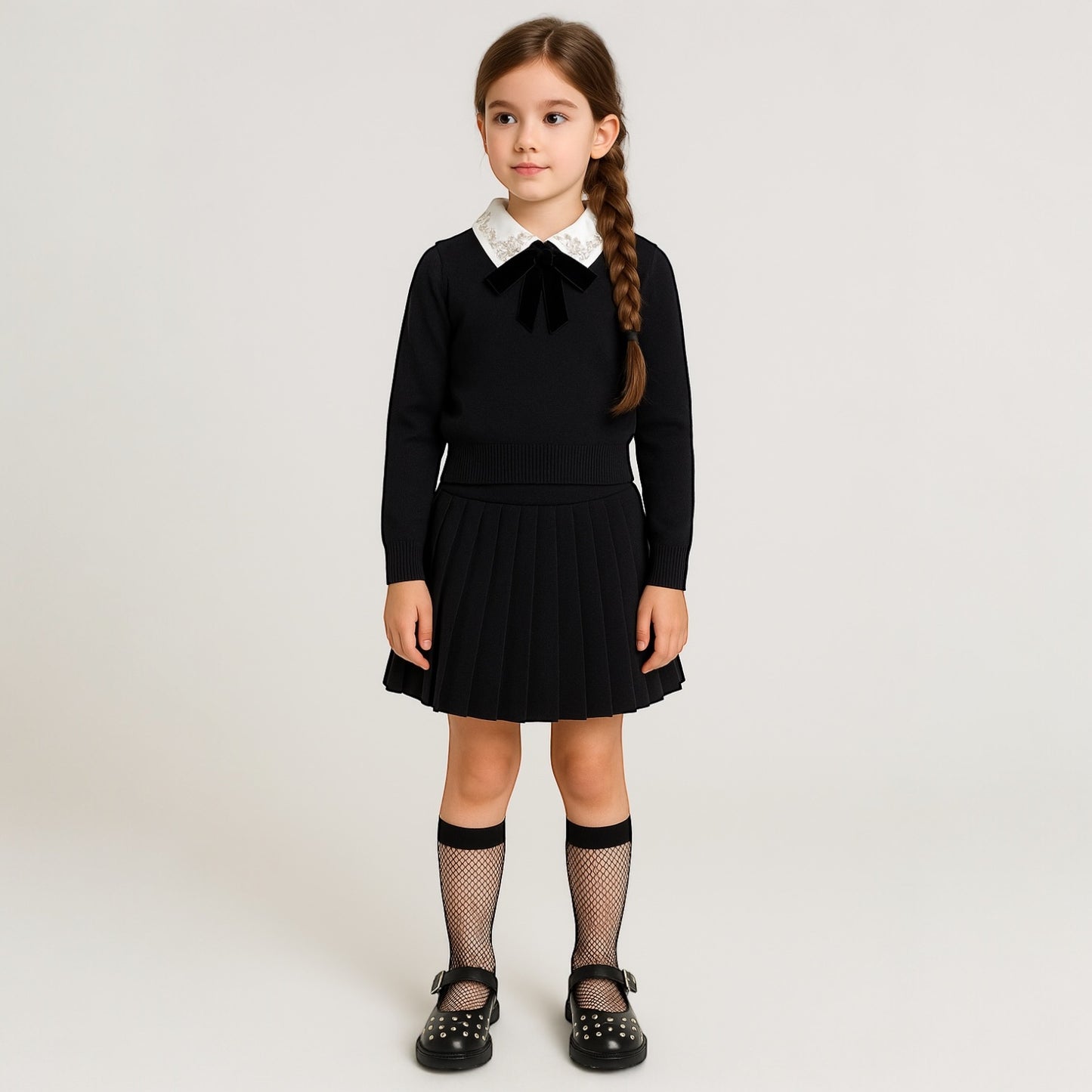 09010 - Completo in  maglia - Vanity Love Kids