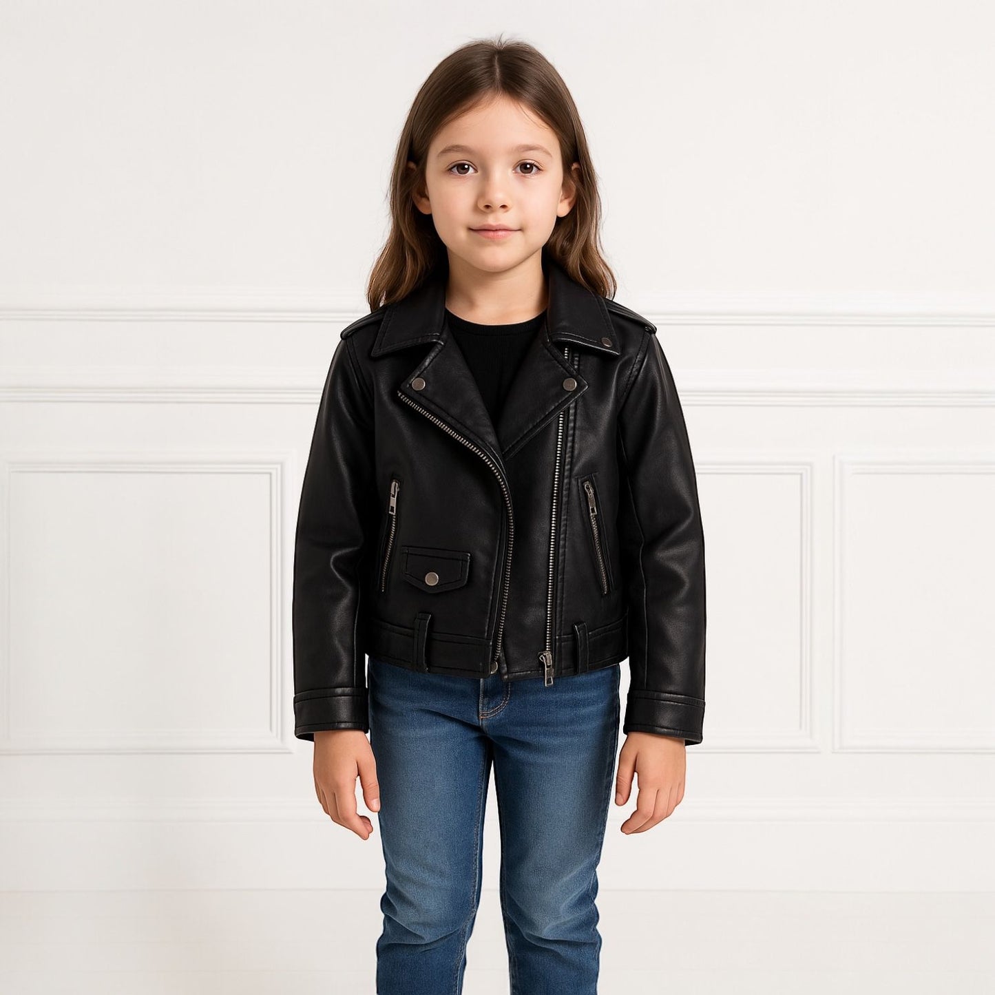 Y85 - Chiodo ecopelle - Vanity Love Kids