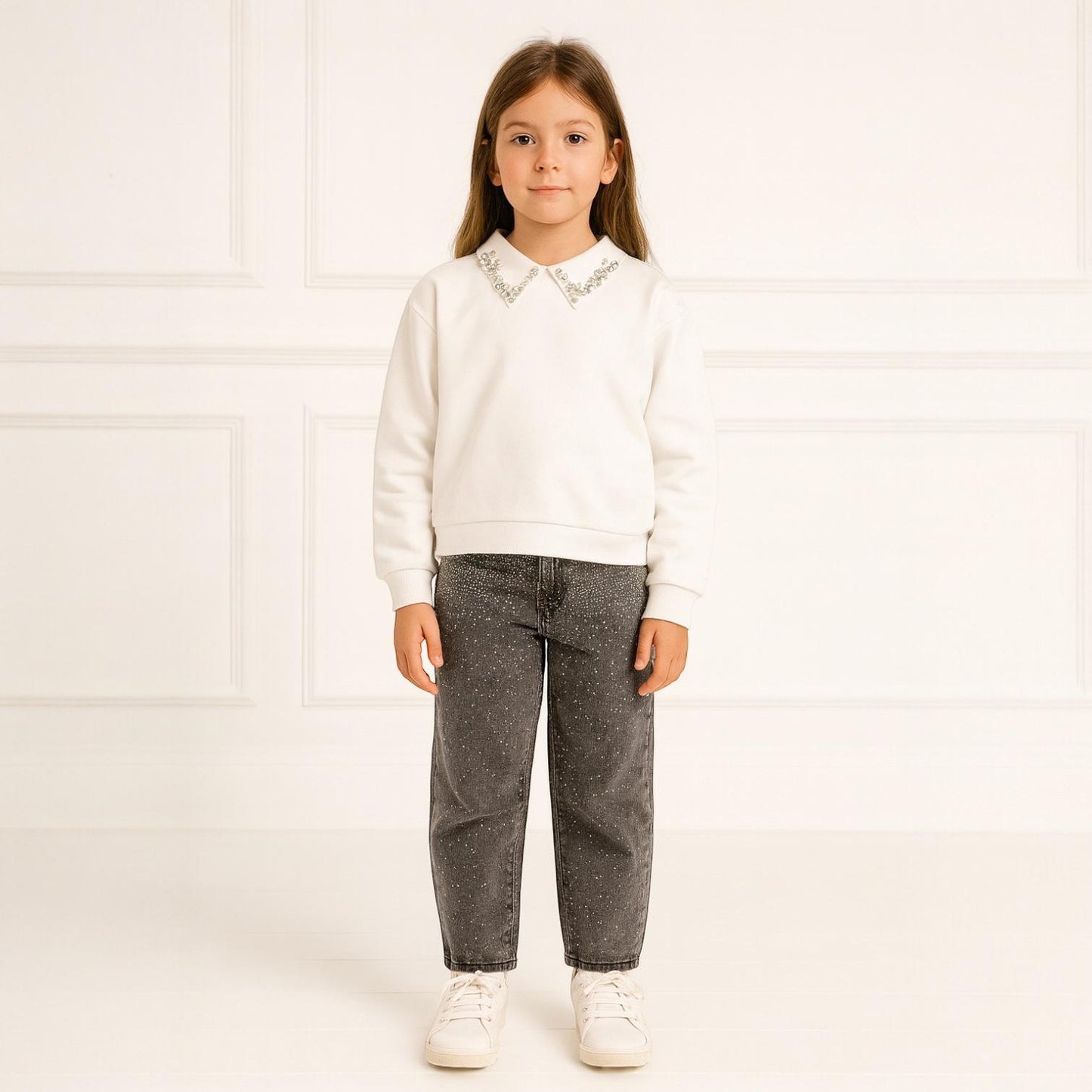 8390 - Felpe Strass - Vanity Love Kids