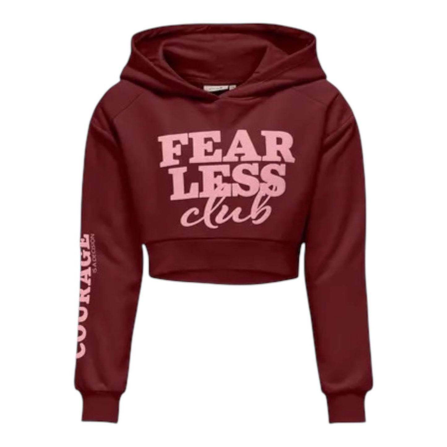 15331171 - Felpa cropped con cappuccio - Only Kids