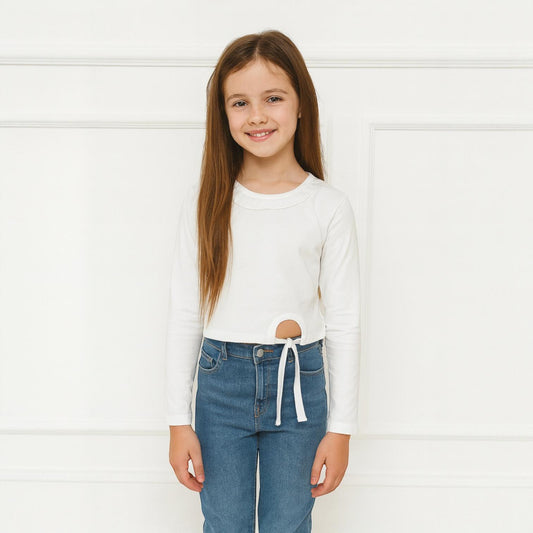 ND7256 - Maglia cropped - Vanity Love Kids