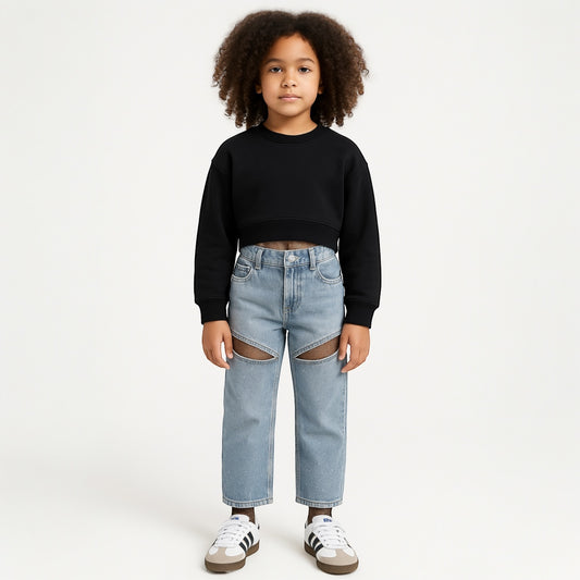 F95 - Felpa crop - Vanity Love Kids